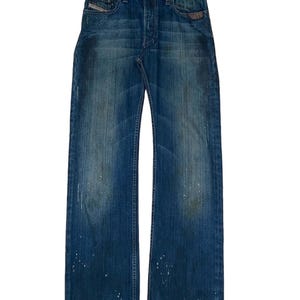 DIESEL archive straight denim pants 00s’ 00s Diesel Industry Denim Division Women's Light Wash Straight Cut
