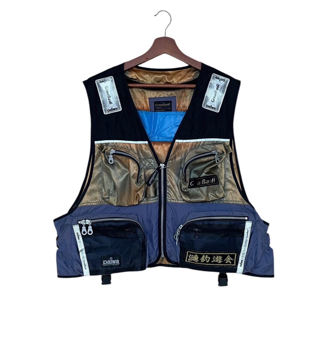 Rare Design Vintage Brand Daiwa Greatbanff Fishing Vest 1990s - Etsy