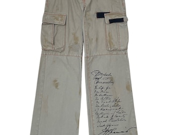 Rare Design Vintage Brand Avirex Cargo Pants 1990s