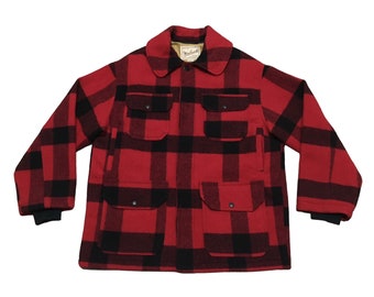 Vintage Woolrich Hunting Coat, Red Plaid, Wool, Size 42, 1930s - Etsy