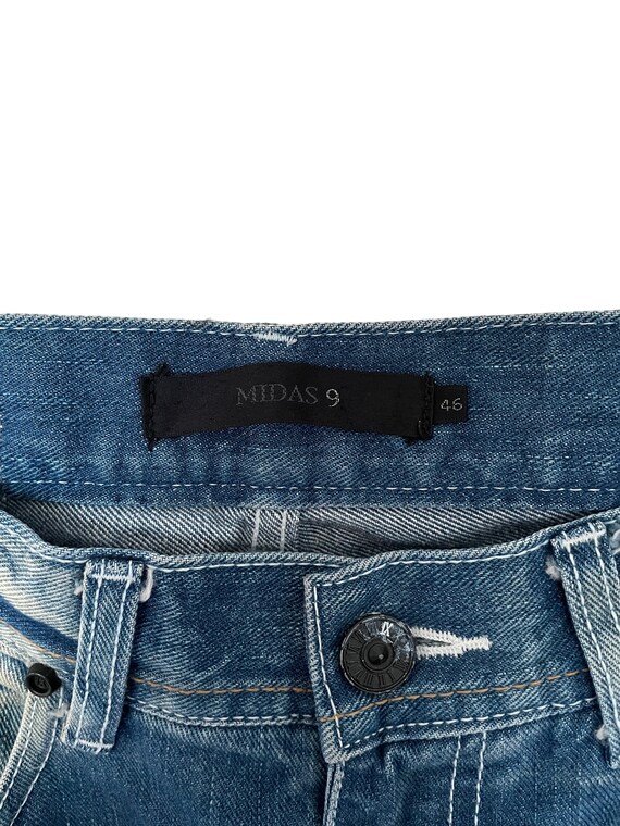 Rare Design Vintage Japanese Brand Midas Flared Jeans 1990s - Etsy
