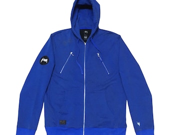 ヴィンテージ STUSSY フーディー セーター レッドカラー セーター プル