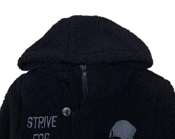 Rare Vintage Japanese Brand Ghost of Harlem Fur Hoodie 2000s - Etsy