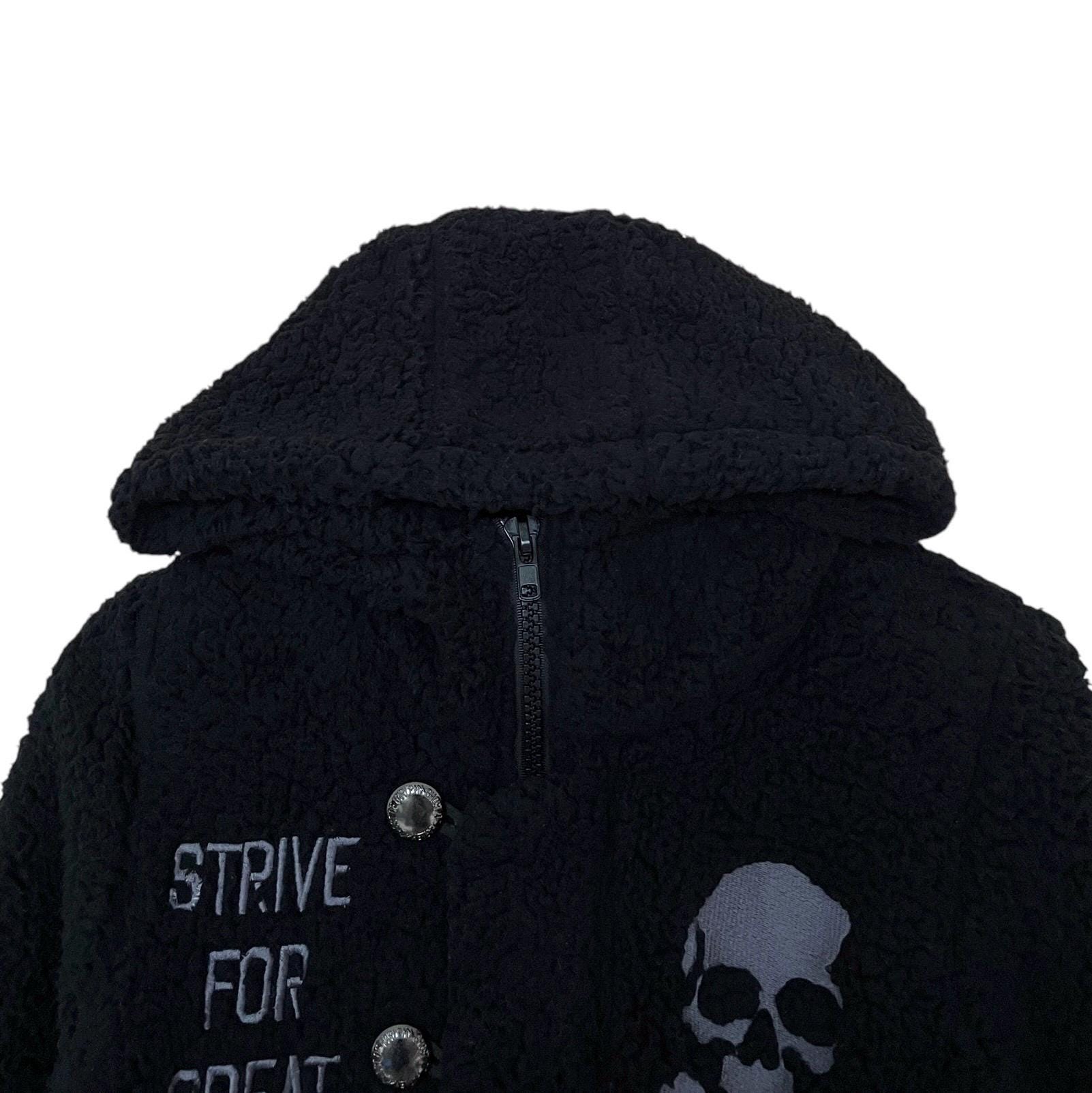 Rare Vintage Japanese Brand Ghost of Harlem Fur Hoodie 2000s - Etsy