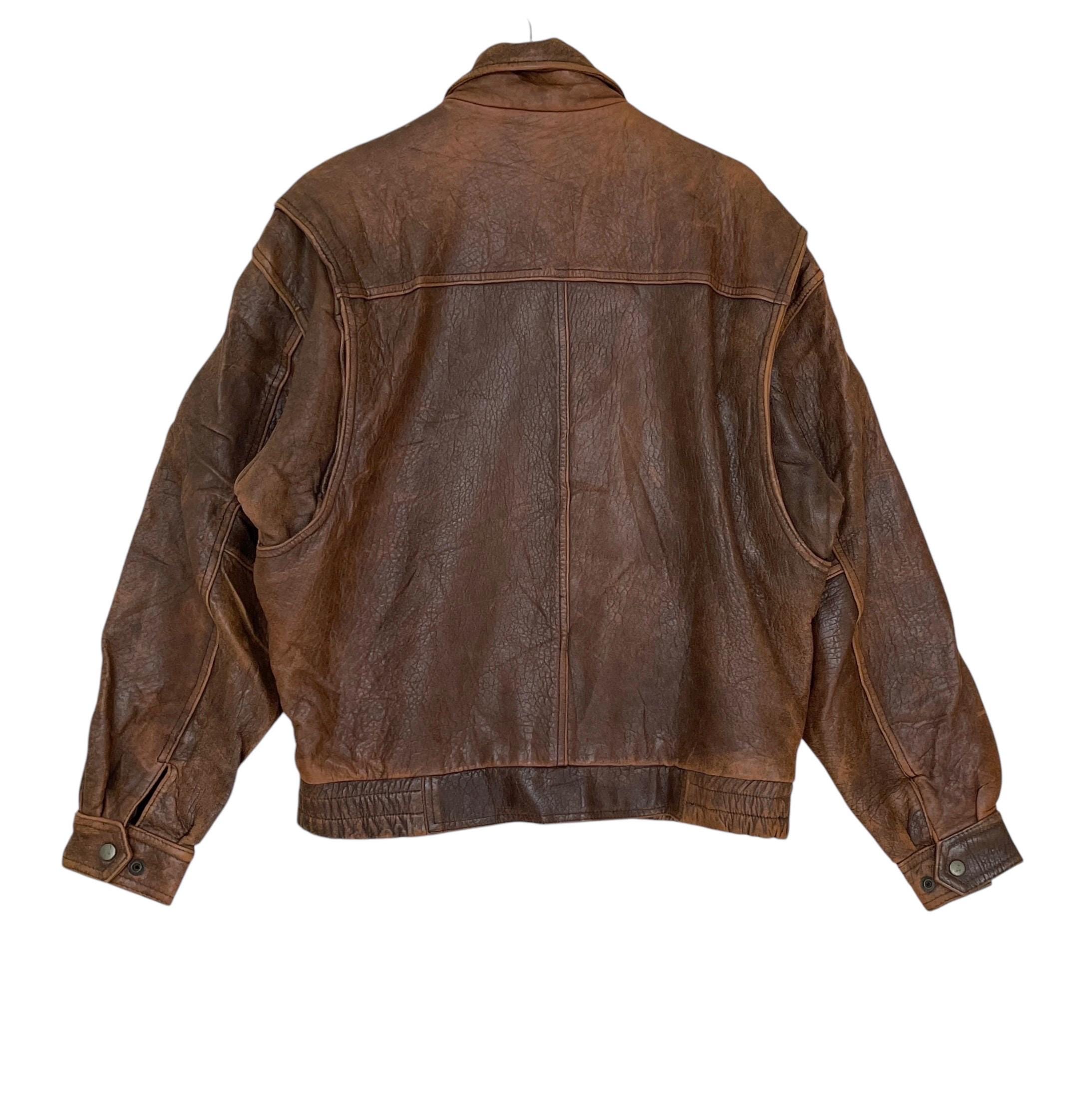 Rare Vintage Japanese Brand Fly Leather Jacket 1990s - Etsy