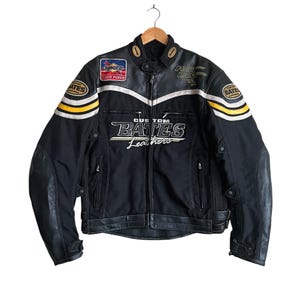 Vintage Bates Leather Jacket - Etsy