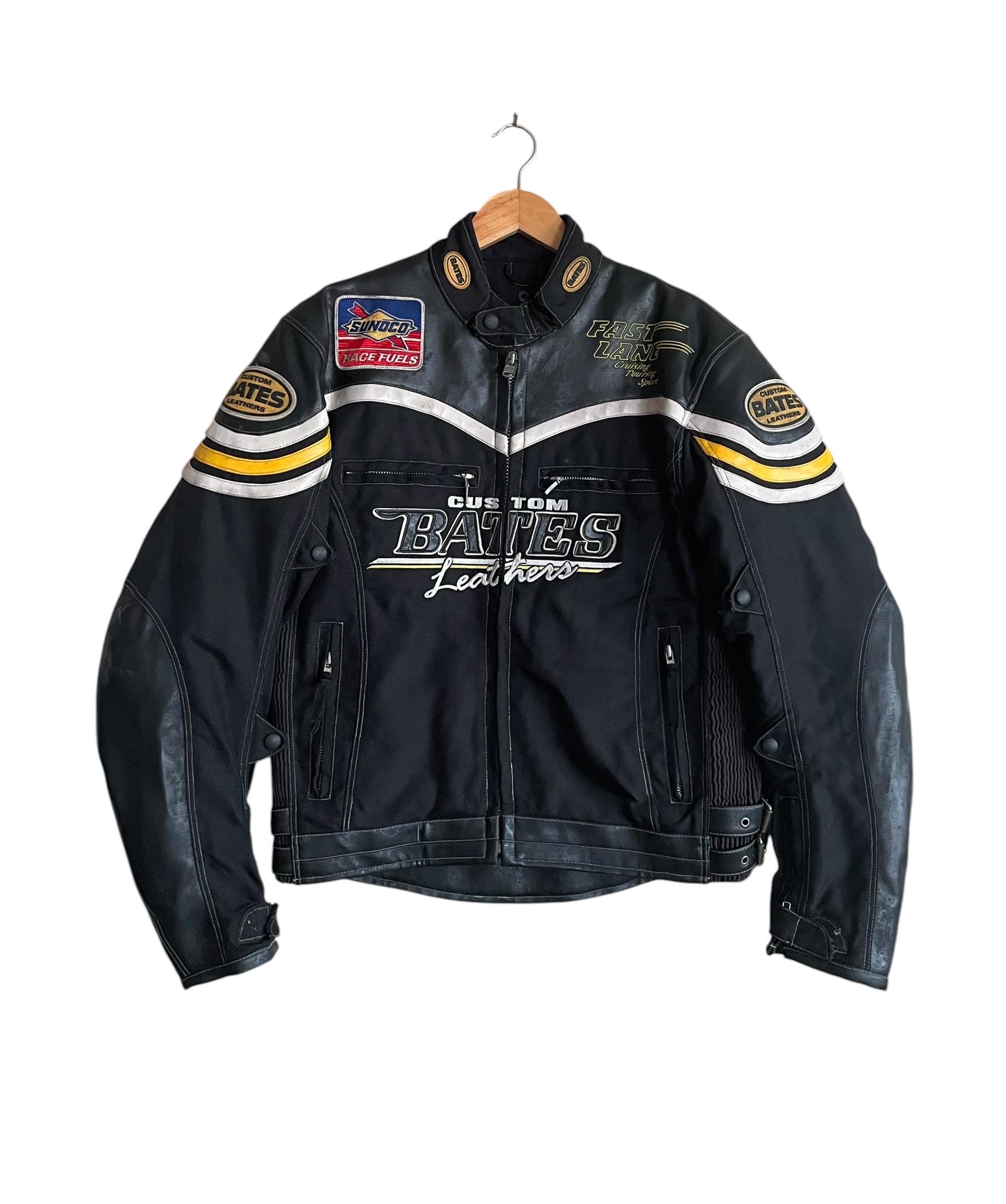 Vintage Bates Leather Jacket - Etsy