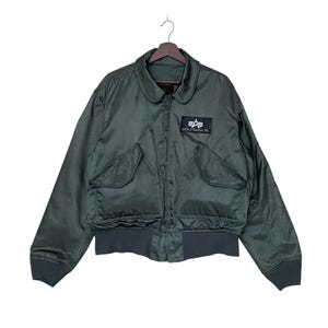 Alpha Industries Vintage Bomber CWU 45/P Flight Men's Black Alpha Industries Vintage Bomber CWU 45/P Flight Men's Black