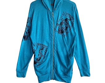 Sudadera con capucha Hysteric Glamour de diseño exclusivo, marca japonesa vintage de los años 2000.