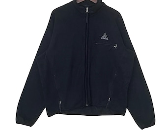 RARE!!VTG Nike Acg Thermal Fit Two Tone Zipper Fleece Outer Layer