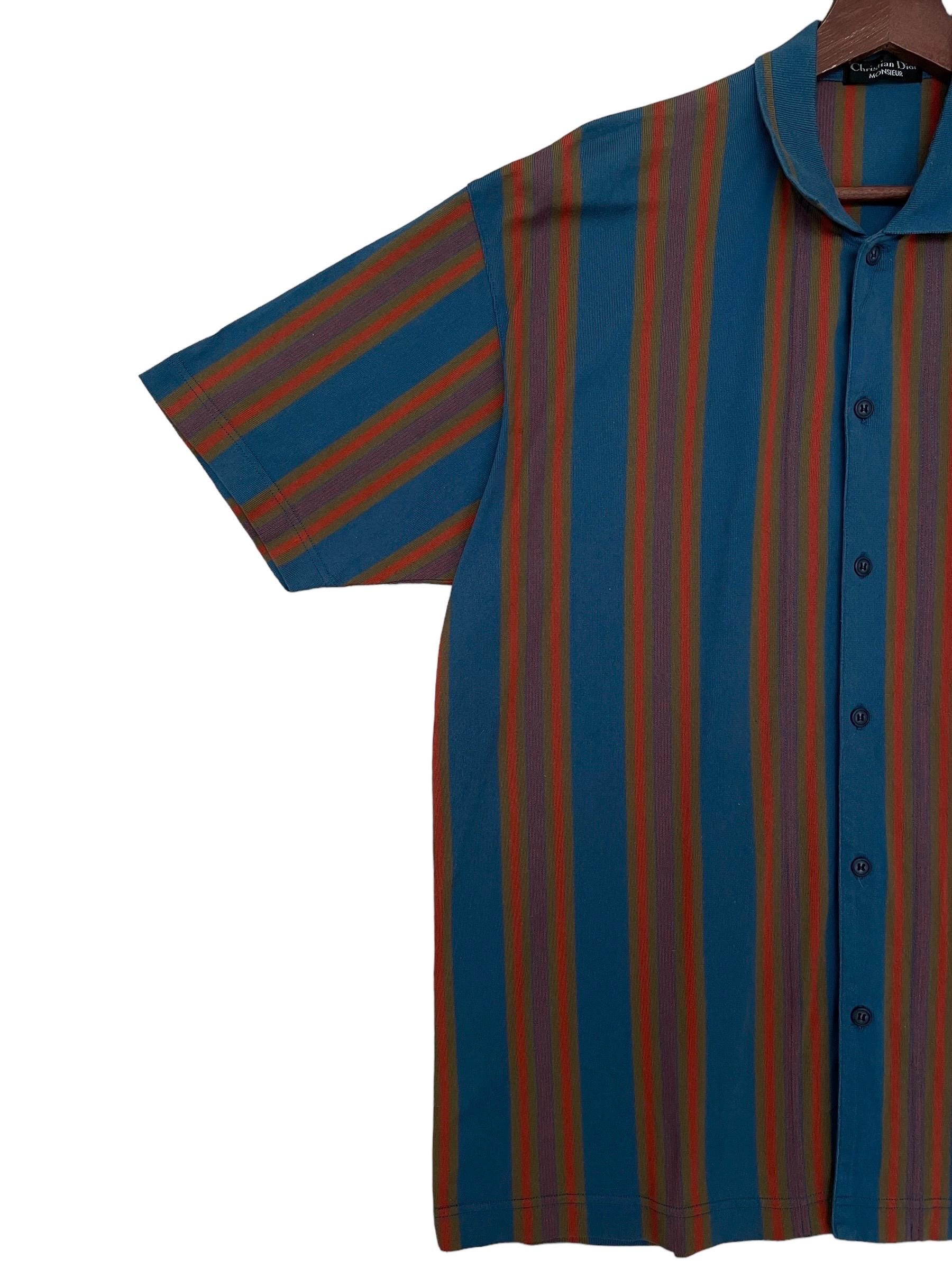 Rare Vintage Brand Christion Dior Striped Shirt 1990s - Etsy