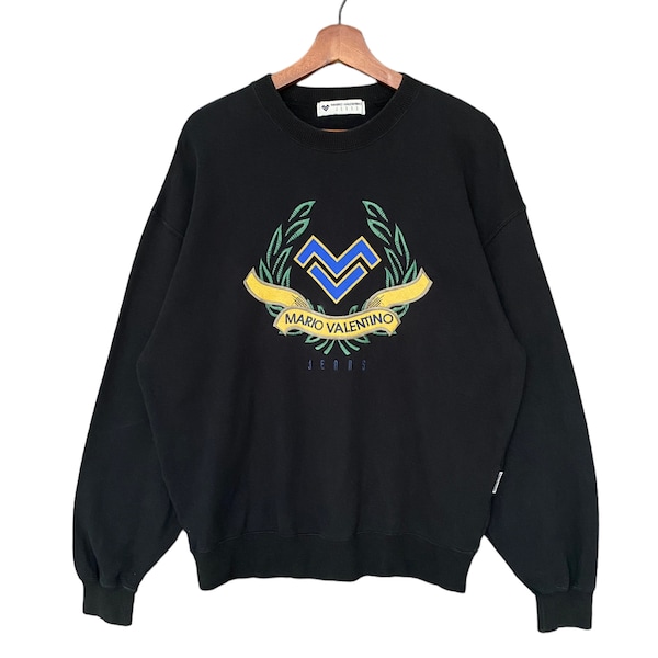 Rare Design Vintage Brand Mario Valentino Sweatshirt 1990s