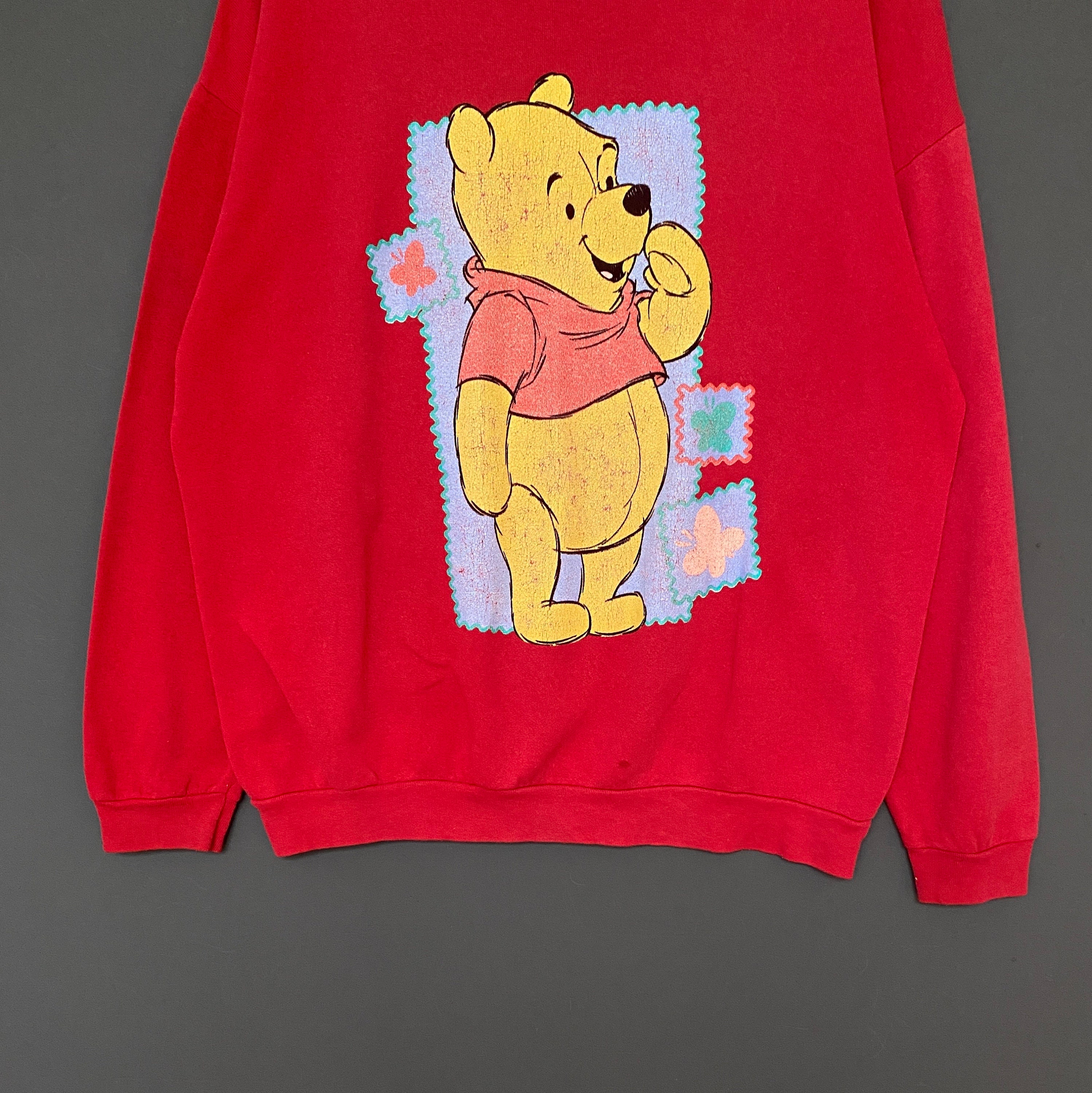 Rare Design Vintage Disney Cartoon Pooh Sweatshirt 1990s - Etsy