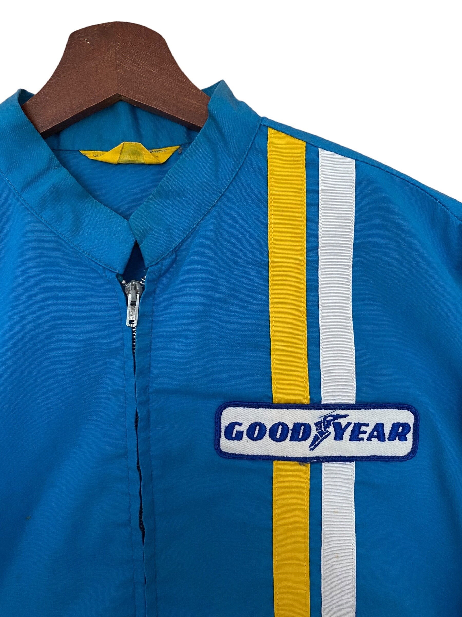 Rare Design Vintage Racing Brand Goodyear Jacket 1970s Etsy Rare Design Vintage Racing Brand Goodyear Jacket 1970s Etsy