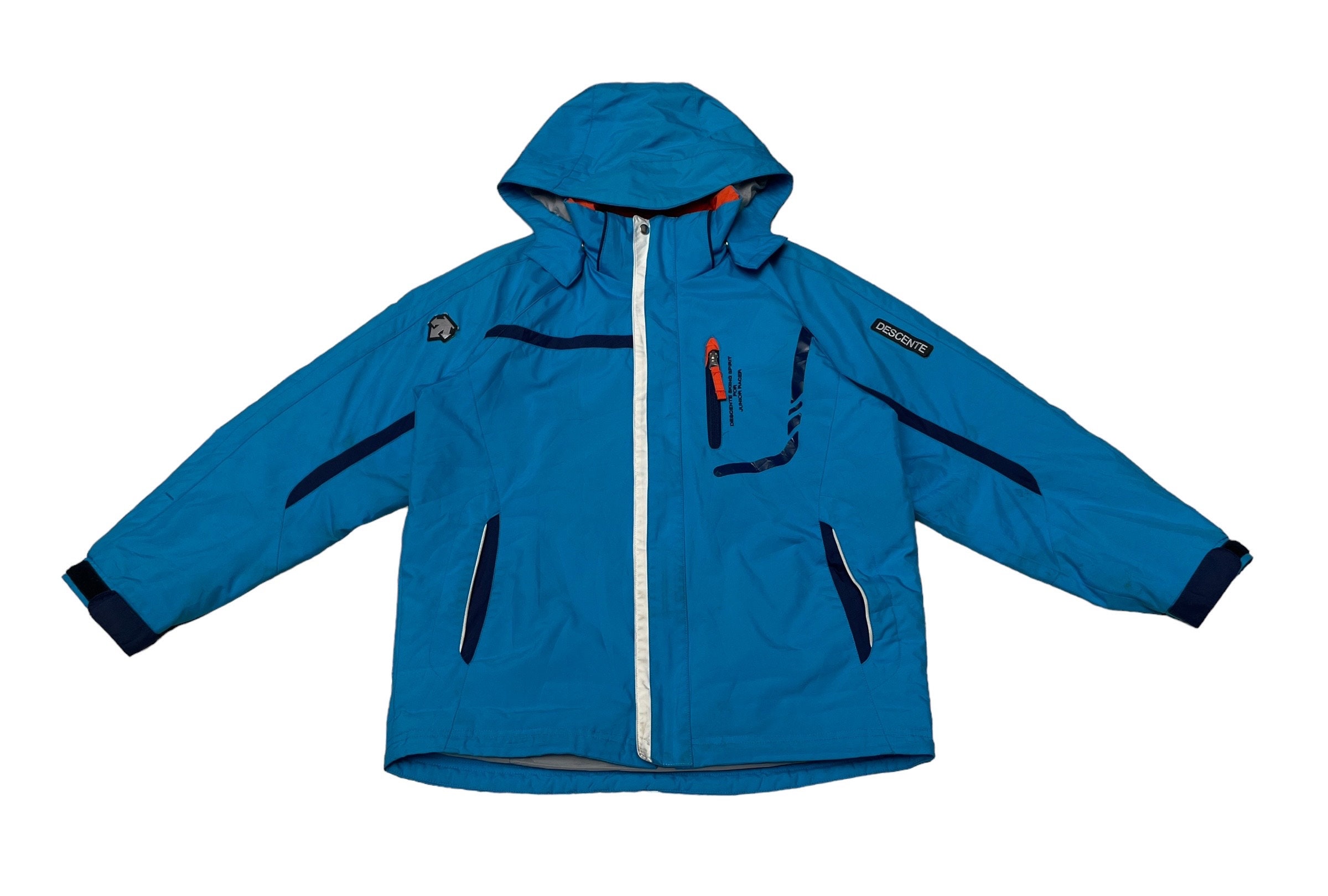 Rare Design Vintage Brand Descente Heat Navy Ski Jacket 1990s