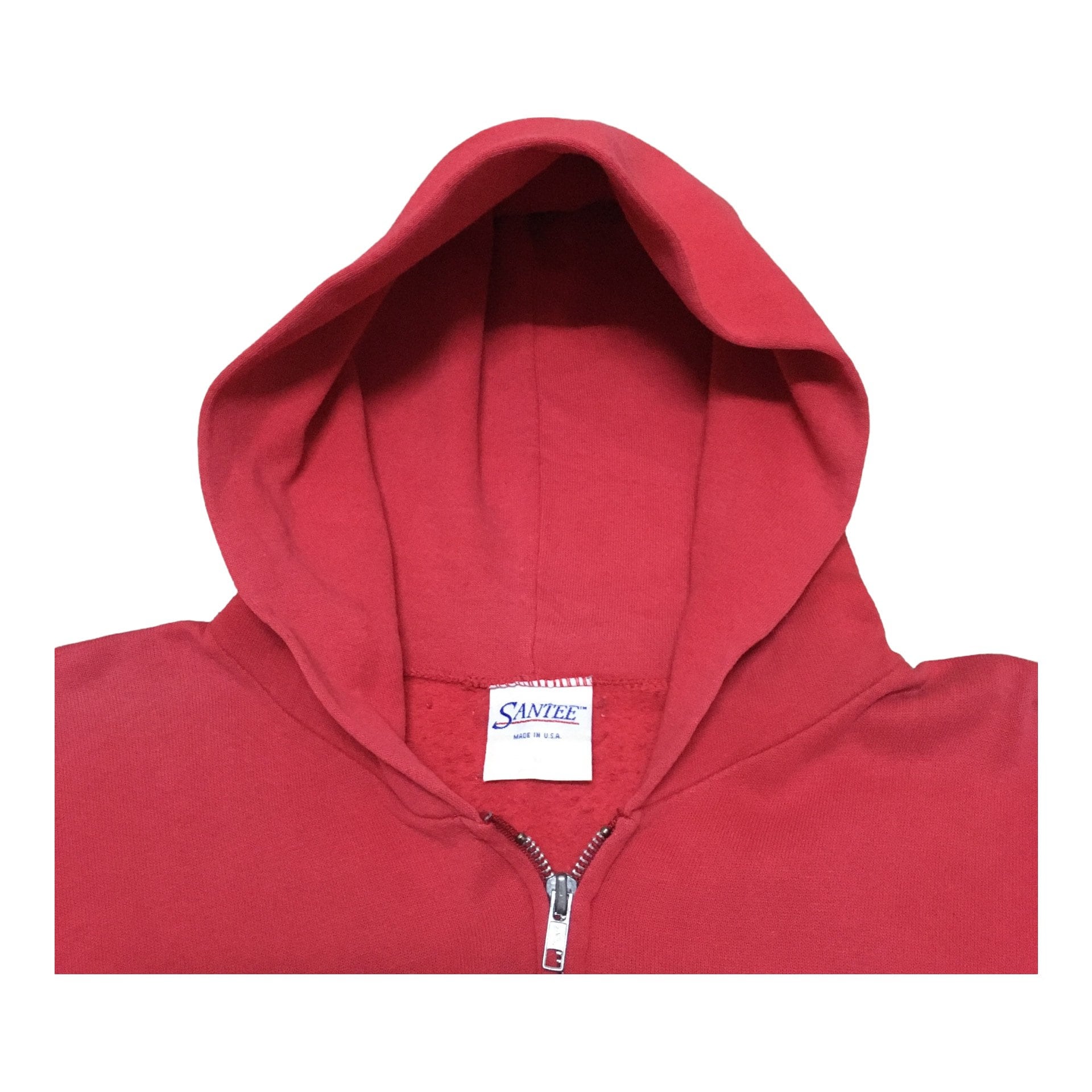 Rare Design Vintage Brand Santee Plain Zipper Hoodie 1980s