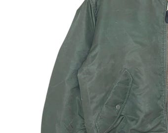Rare Vintage Brand Phantom Military MA-1 Bomber Jacket 1990s