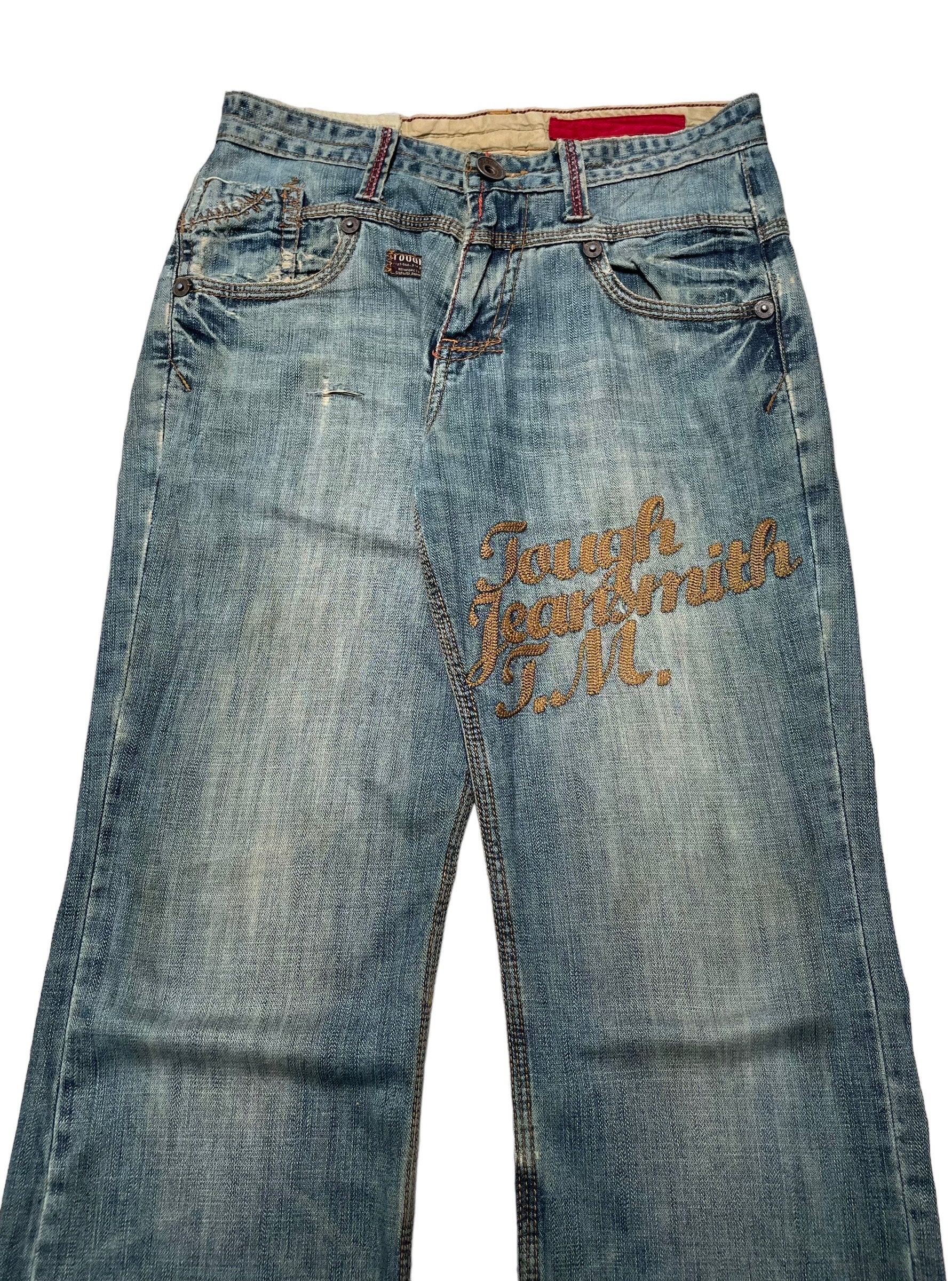 Rare Design Vintage Brand Tough Jeansmith Jeans 2000s - Etsy