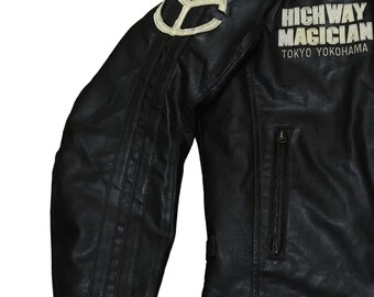 Rare Design Vintage Racing Yellow Corn Leather Jacket 2000s - Etsy