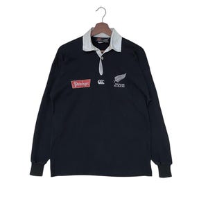 ビンテージ　オールブラックス　カンタベリー　ニュージーランドジャージ M Canterbury all black - Etsy 日本