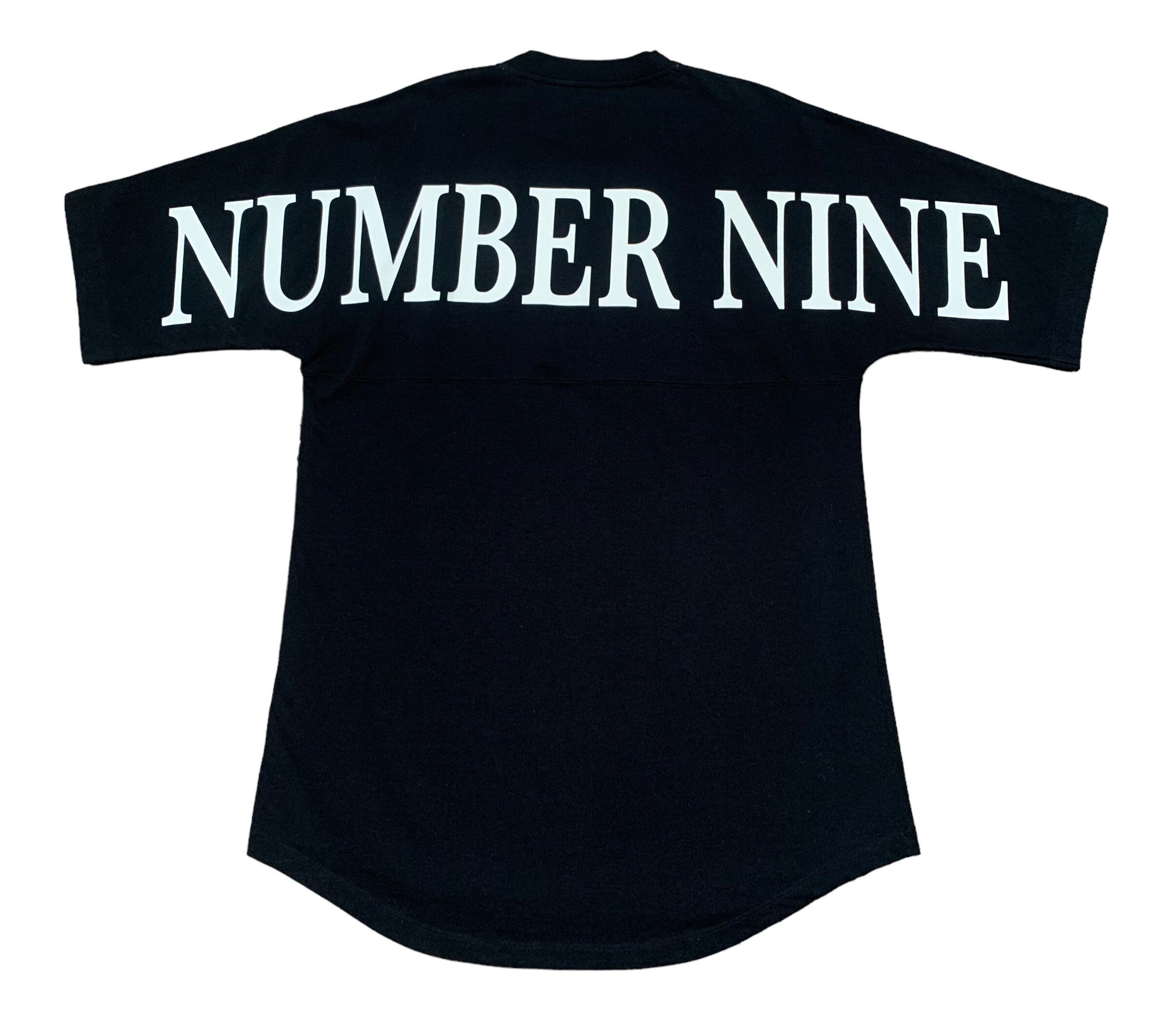 トップス 9090 Numbering Game Shirts L/STee M Navy Numbers Game Shirt | Original Baseball RotoWear Design