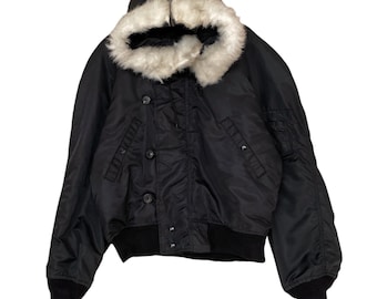 Vintage Alpha Industries N-2B Bomber Jacket - Short Waist Parka