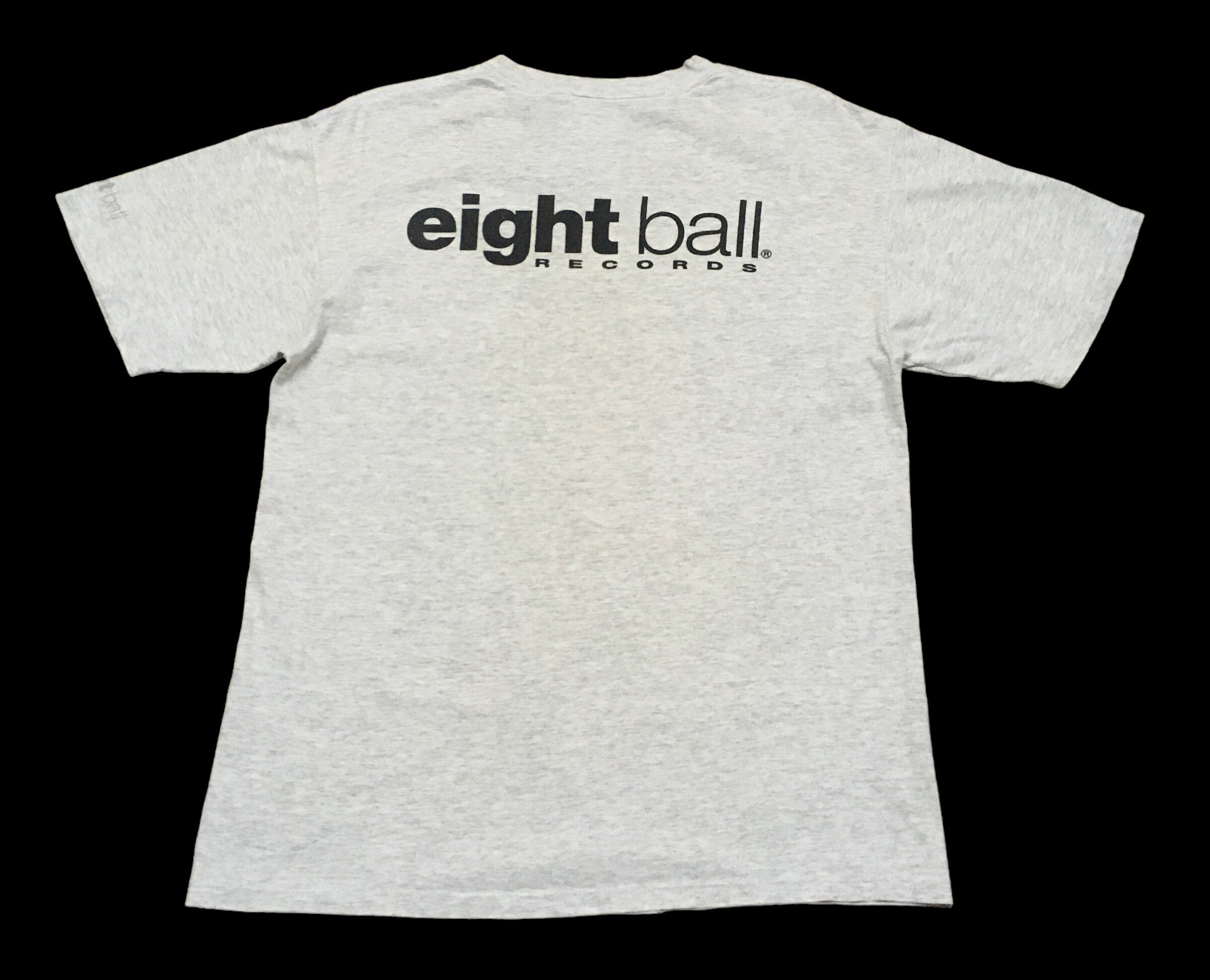 Rare Design Vintage Eightball Records New York T-shirt 1995s Rare Design Vintage Eightball Records New York T-shirt 1995s
