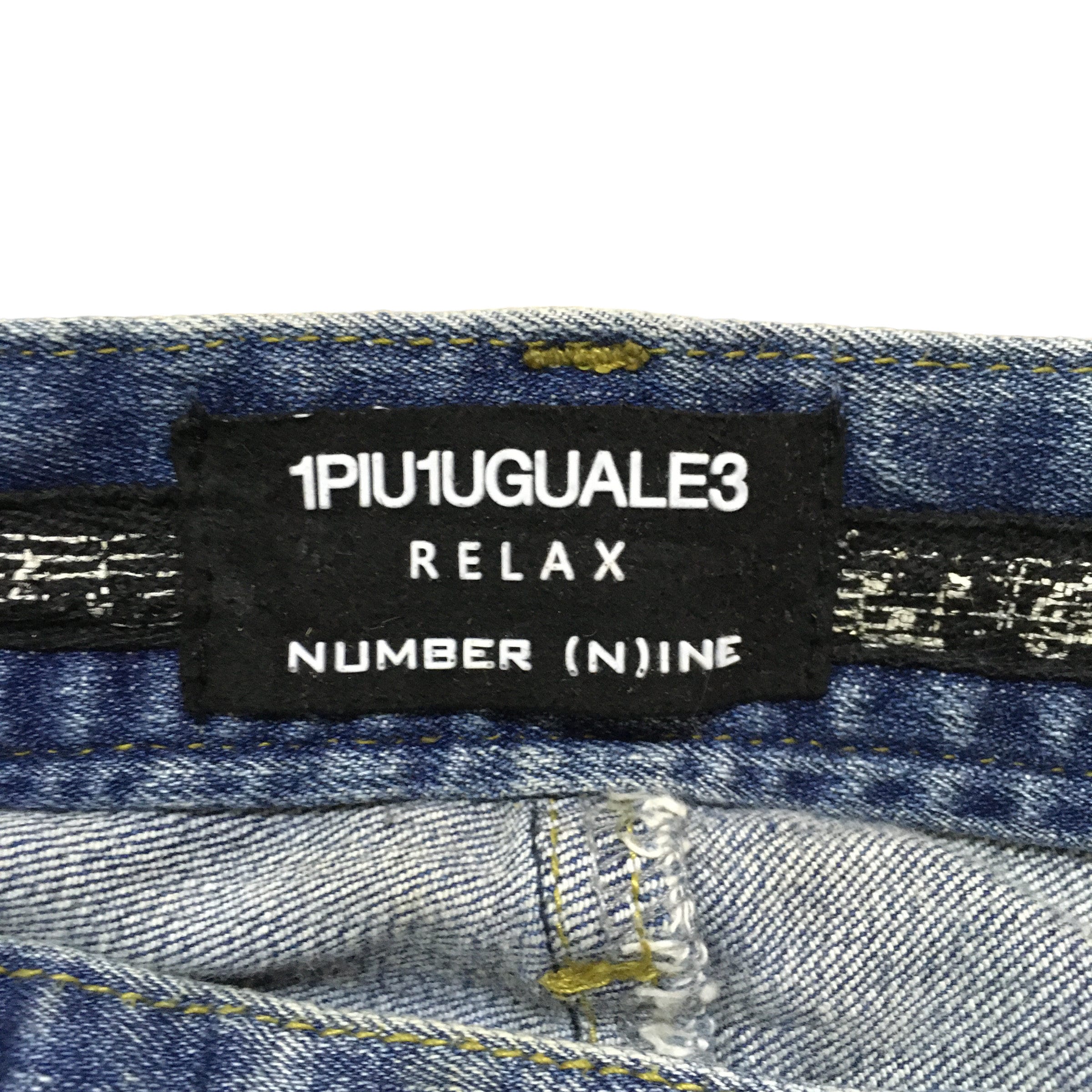 Rare Design Vintage Japanese Brand Number Nine Jeans 2000s Rare Design Vintage Japanese Brand Number Nine Jeans 2000s