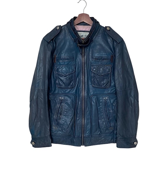 Rare Vintage Brand Bean Pole Leather Jacket 2000s - Etsy