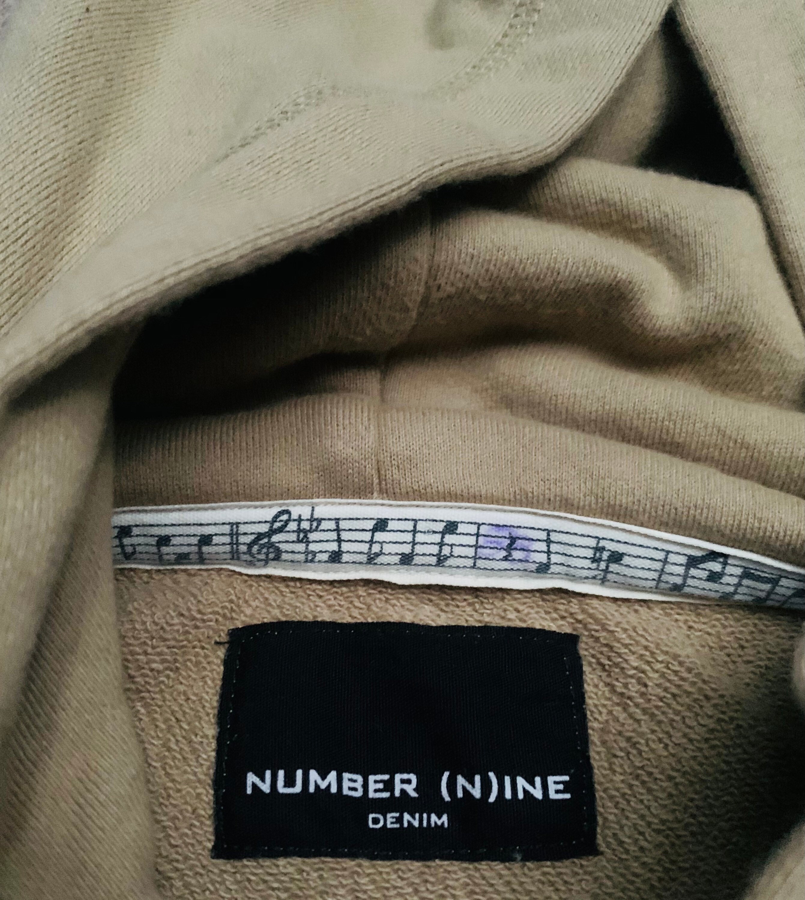 Rare Design Vintage Japanese Brand Number Nine Hoodie 2000s