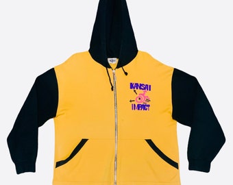 Rare Vintage Japanese Brand Kansai Impact Hoodie 1990s
