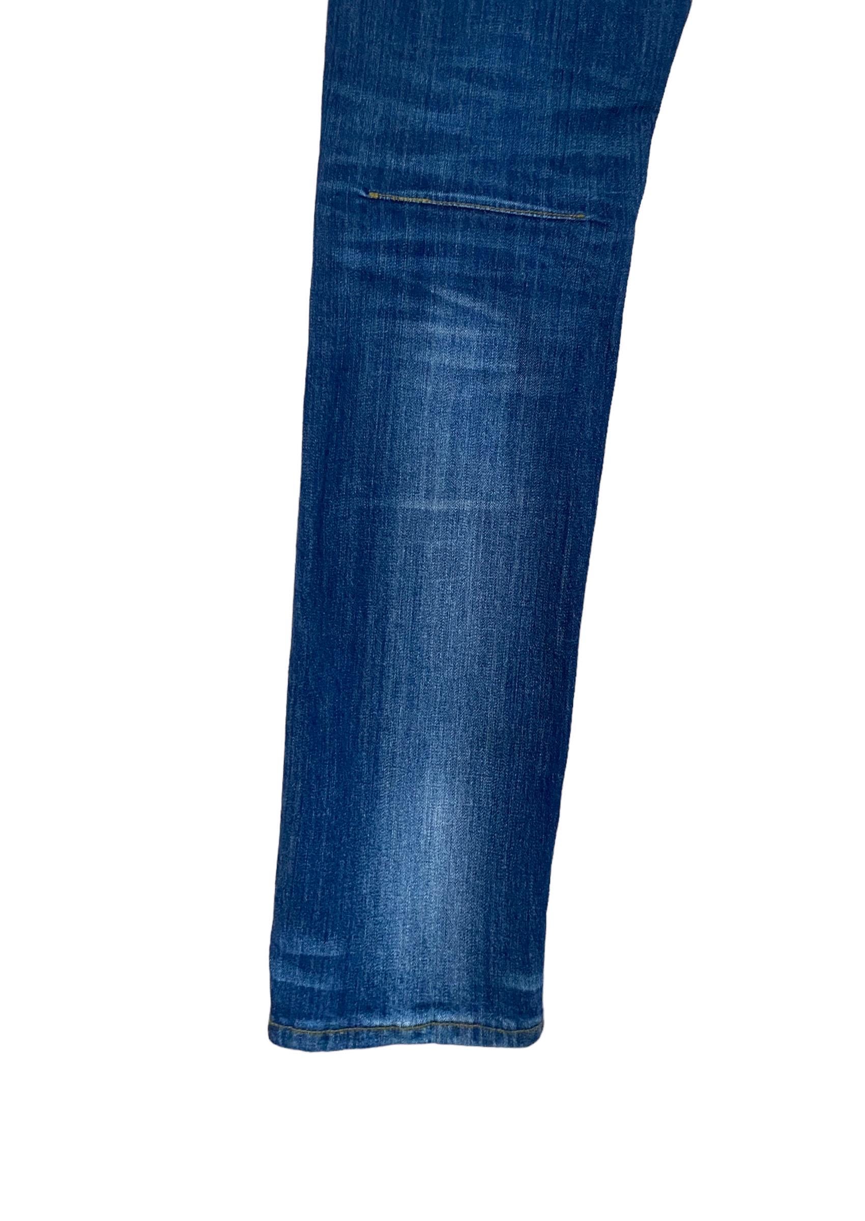 ナンバーナインデニム2000年 NUMBER (N)INE denim 音符 裾ジップ ブリーチ デニム Y2K - メルカリ