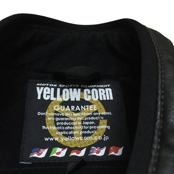 ジャケット・アウター Rare 00s- JAPANESE LABEL LambLeather JKT Rare Design Vintage Racing Yellow Corn Leather Jacket 2000s - Etsy