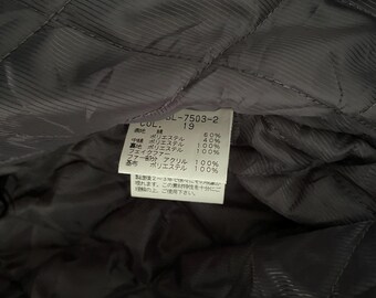 Rare Vintage Japanese Brand Tornado Mart Fur Leather Jacket