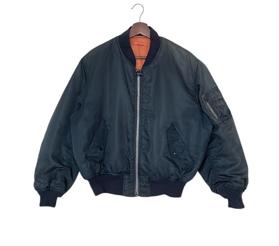 【archive】90's BOMBER FLIGHT FUR JACKET Vintage 90s Military USAF US Army Bomber Flight Leather