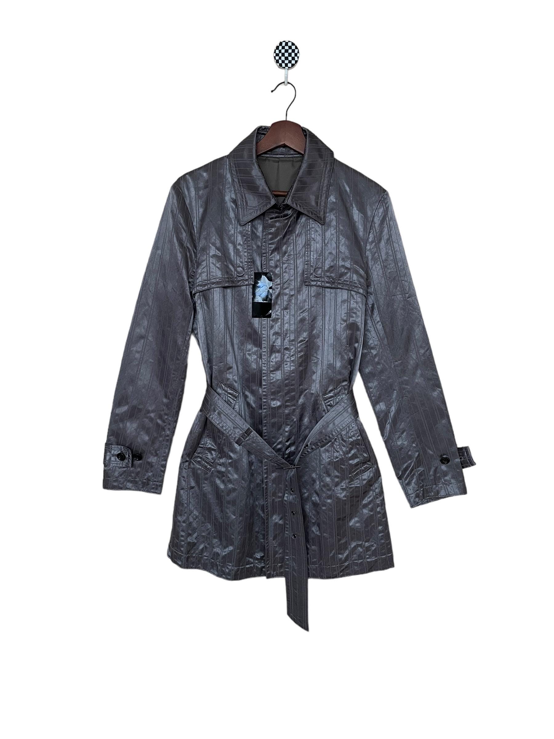 Rare Vintage Brand Tornado Mart Metallic Trench Coat 2000s - Etsy