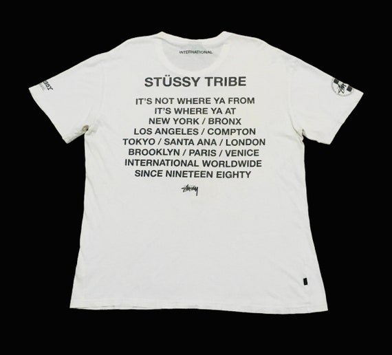 Rare Design Vintage Brand Stussy Rapper T-shirt 2000s - Etsy
