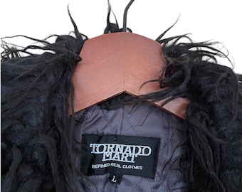 Rare Vintage Japanese Brand Tornado Mart Fur Leather Jacket Rare Vintage Japanese Brand Tornado Mart Fur Leather Jacket