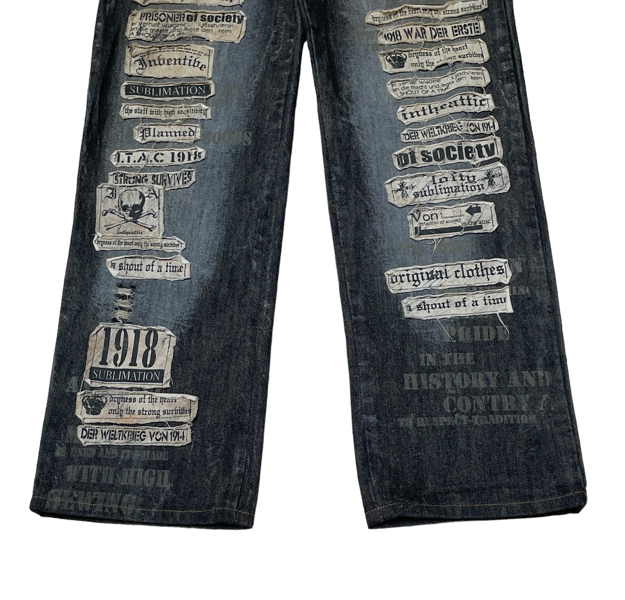Rare Design Vintage Brand in the Attic Avant Garde Jeans 1990s - Etsy