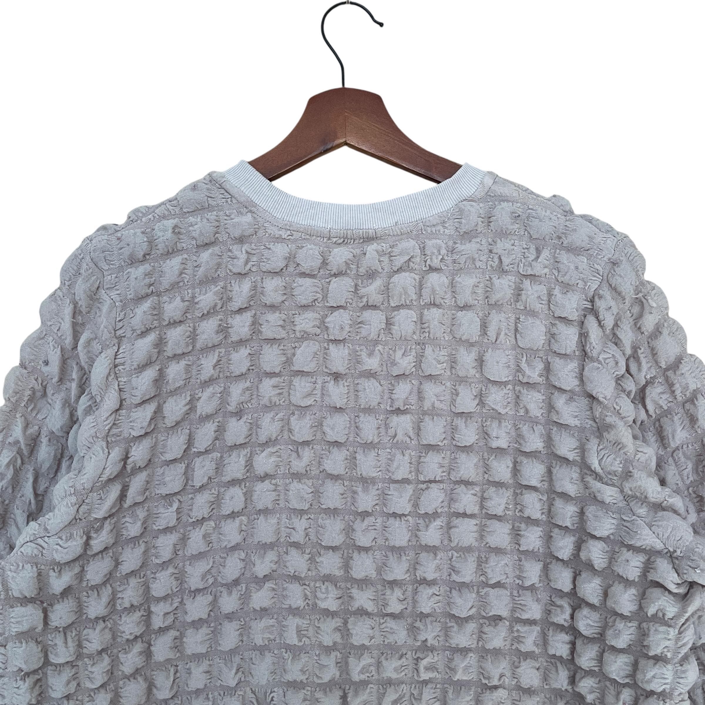 Rare Design Vintage Japanese Brand Colza Fur Bubble Sweatshirt 