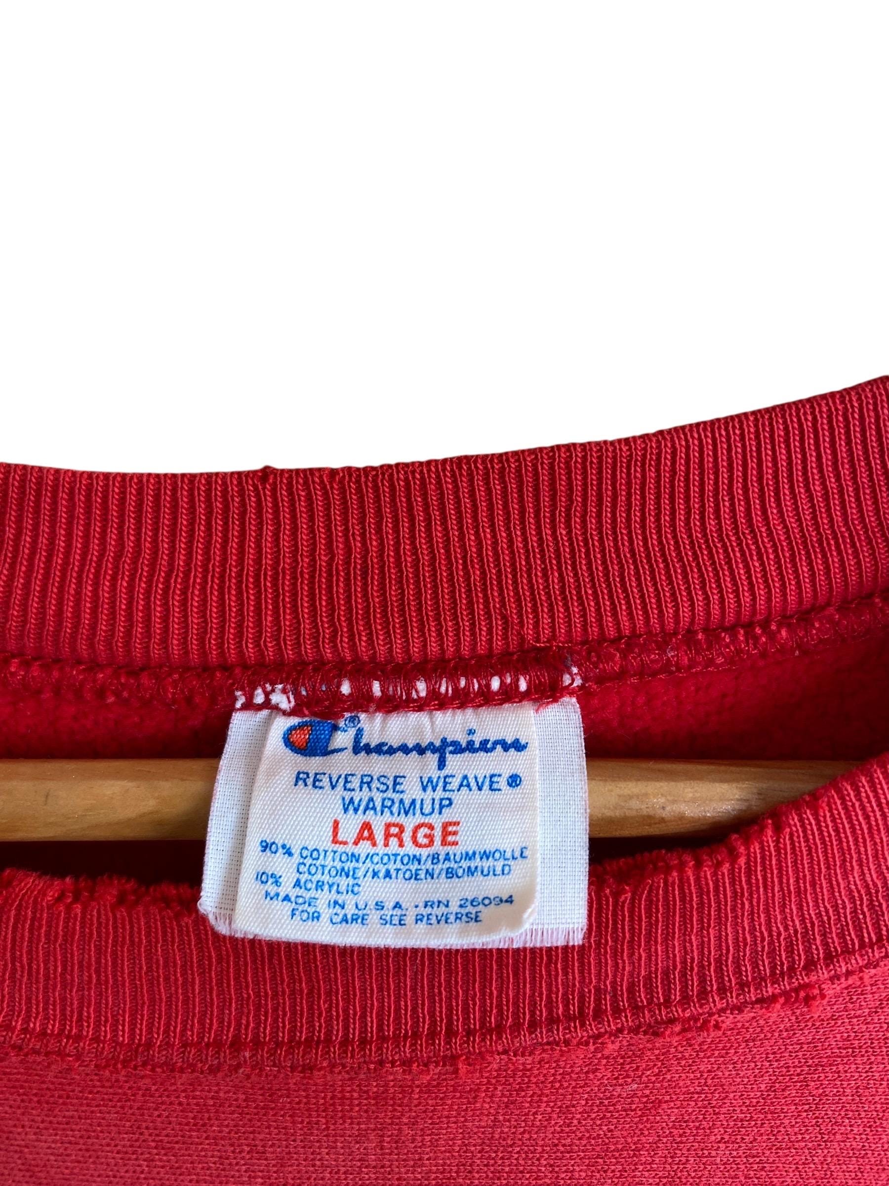 Rare Vintage Champion Reverse Weave Wisconsin Sweatshirt 1980s - Etsy