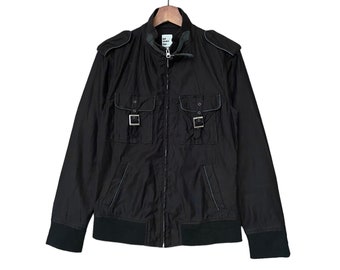 Semantic Design Japanese Designer Double Zipper Jacket - Etsy