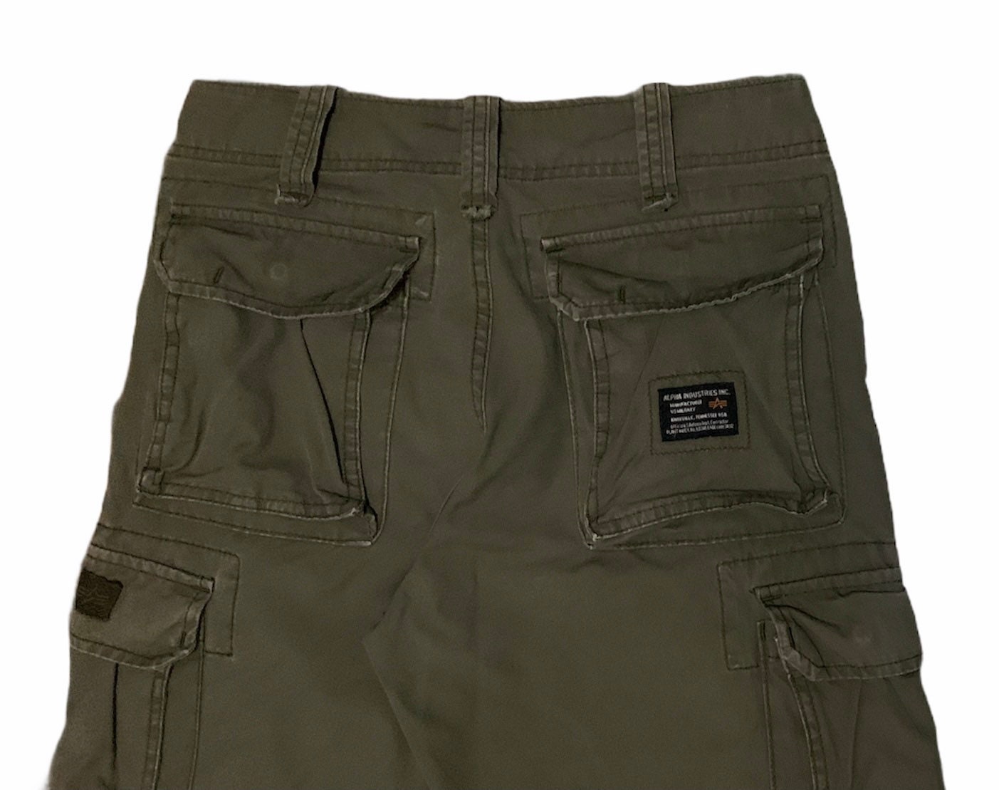 Vintage Alpha Industries Cargo Camouflage Camo Pants Joggers