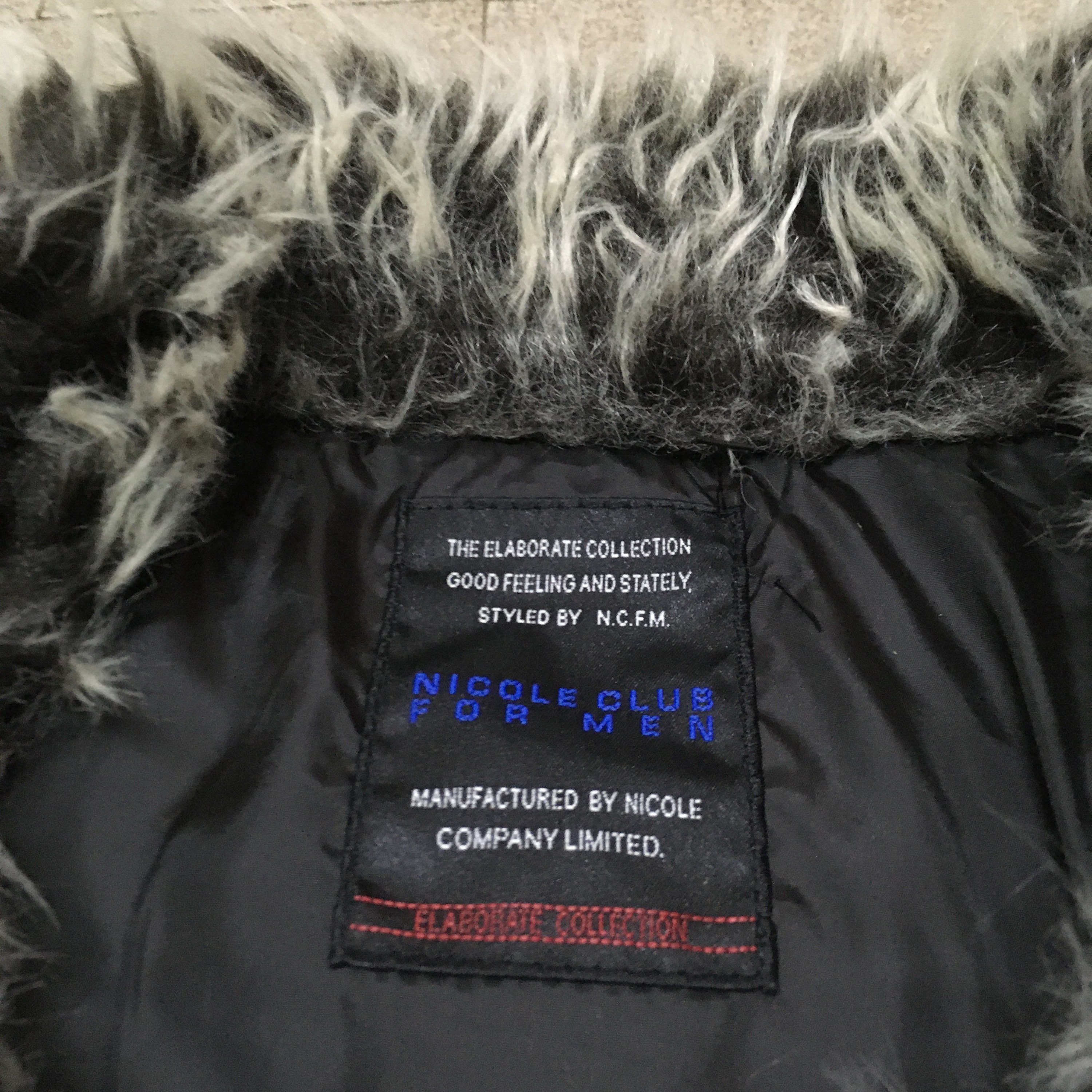 Rare Design Vintage Nicole Club for Men Puffer Jacket 1990s Rare Design Vintage Nicole Club for Men Puffer Jacket 1990s