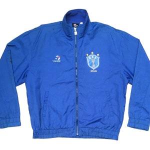 Jaqueta Rare Design Vintage Team Football Brasil Topper anos 80