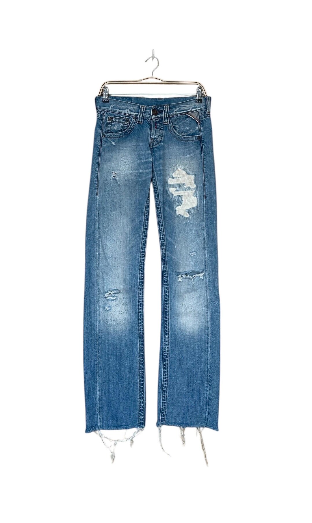 Rare Vintage Brand Replay Distressed Jeans 2000s - Etsy