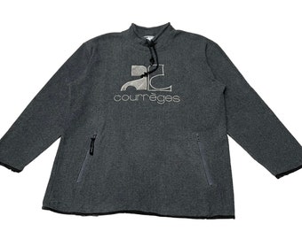 Rare Design Vintage Brand Courreges Sweatshirt 1990s