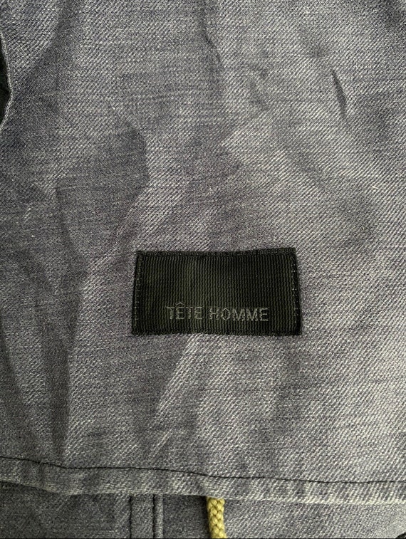Rare Design Vintage Japanese Brand Tete Homme Velvet Jacket Rare Design Vintage Japanese Brand Tete Homme Velvet Jacket
