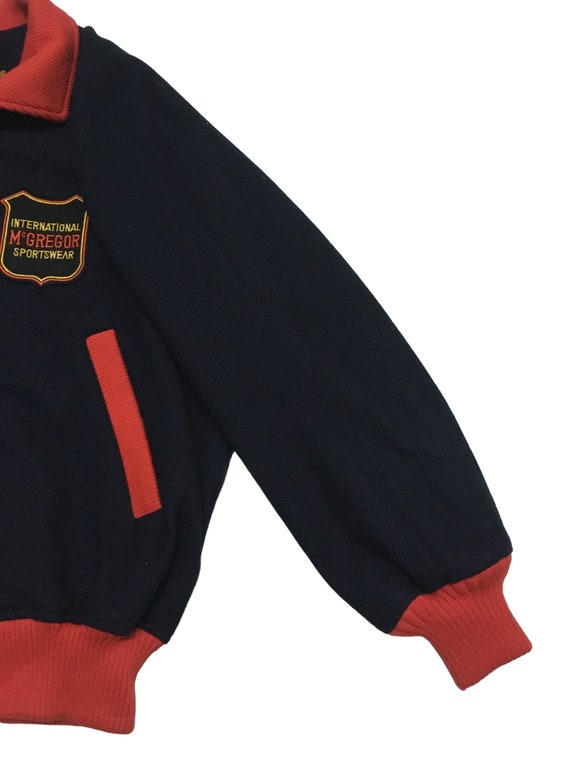 Rare Design Vintage Brand Mcgregor Varsity Jacket… - image 4