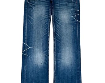 Rare Design Vintage Japanese Brand Ba-tsu Studio Jeans 1990s